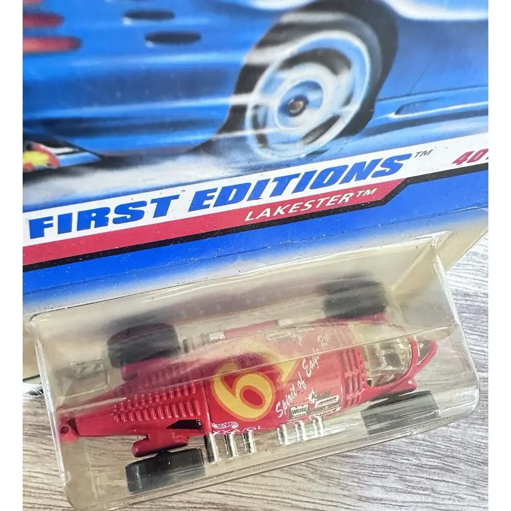 Hot Wheels 1998 First Editions Lakester Red 12 of 40 Series Boat Car CXA/GL H23